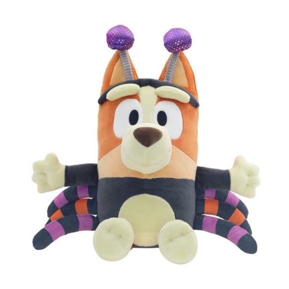 Brand new with tags bluey and friends bingo plush 18” in spider costume - Picture 1 of 3